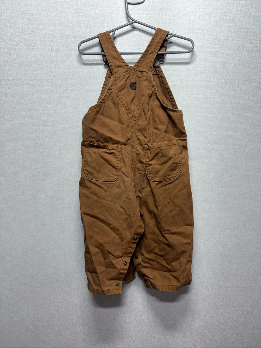 Carhartt Tan Brown Duck Carpenter Overalls